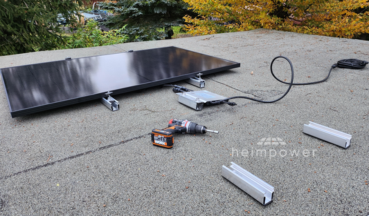 Flachdach Heimpower Duo (840 Wp)