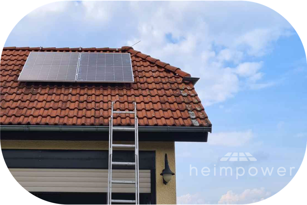 Stecker solaranlage dach 600W