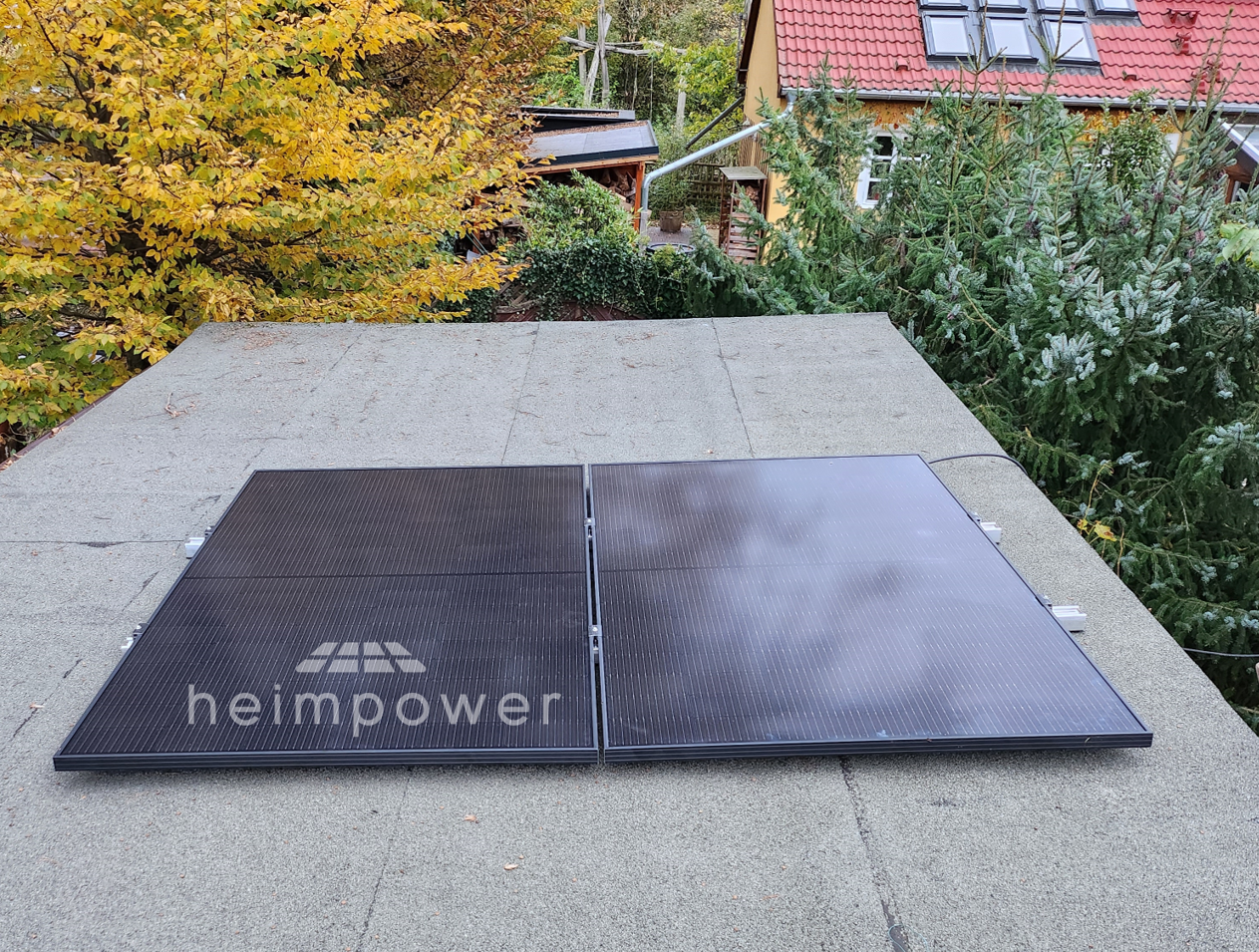 Flachdach Heimpower Duo (840 Wp)