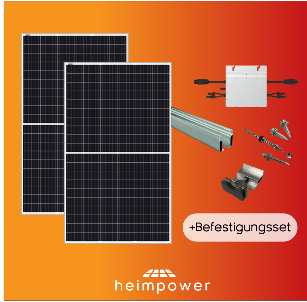Flachdach Heimpower Duo (840 Wp)
