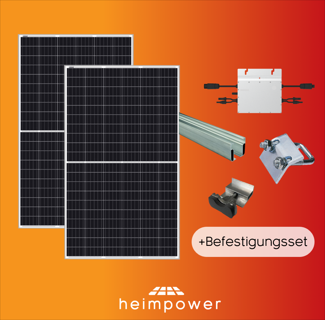 Balkonkraftwerk Heimpower Duo (840 Wp)